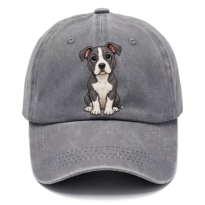 American Staffordshire Terrier Sitting Sweetheart Classic Cap – Urban Haze