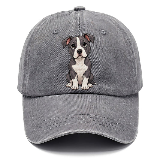 American Staffordshire Terrier Sitting Sweetheart Classic Cap – Urban Haze