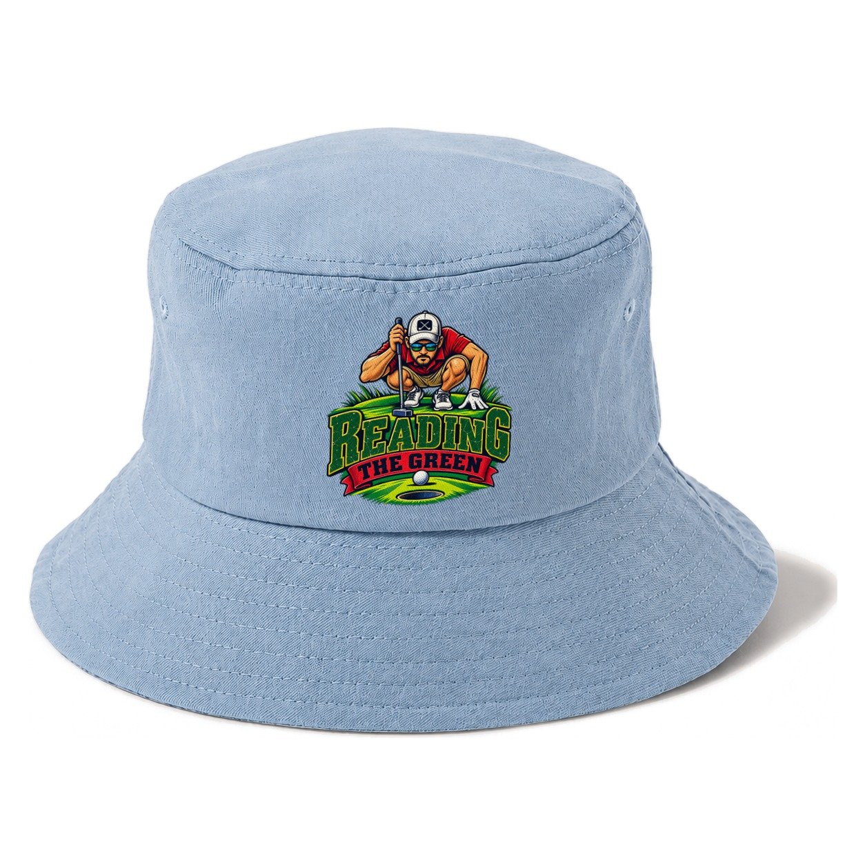 Reading The Green Golf Life Bucket Hat – Summer Sky