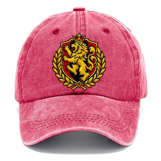 Belgium Minimal Emblem Country Logos Classic Cap – Pomegranate Blush