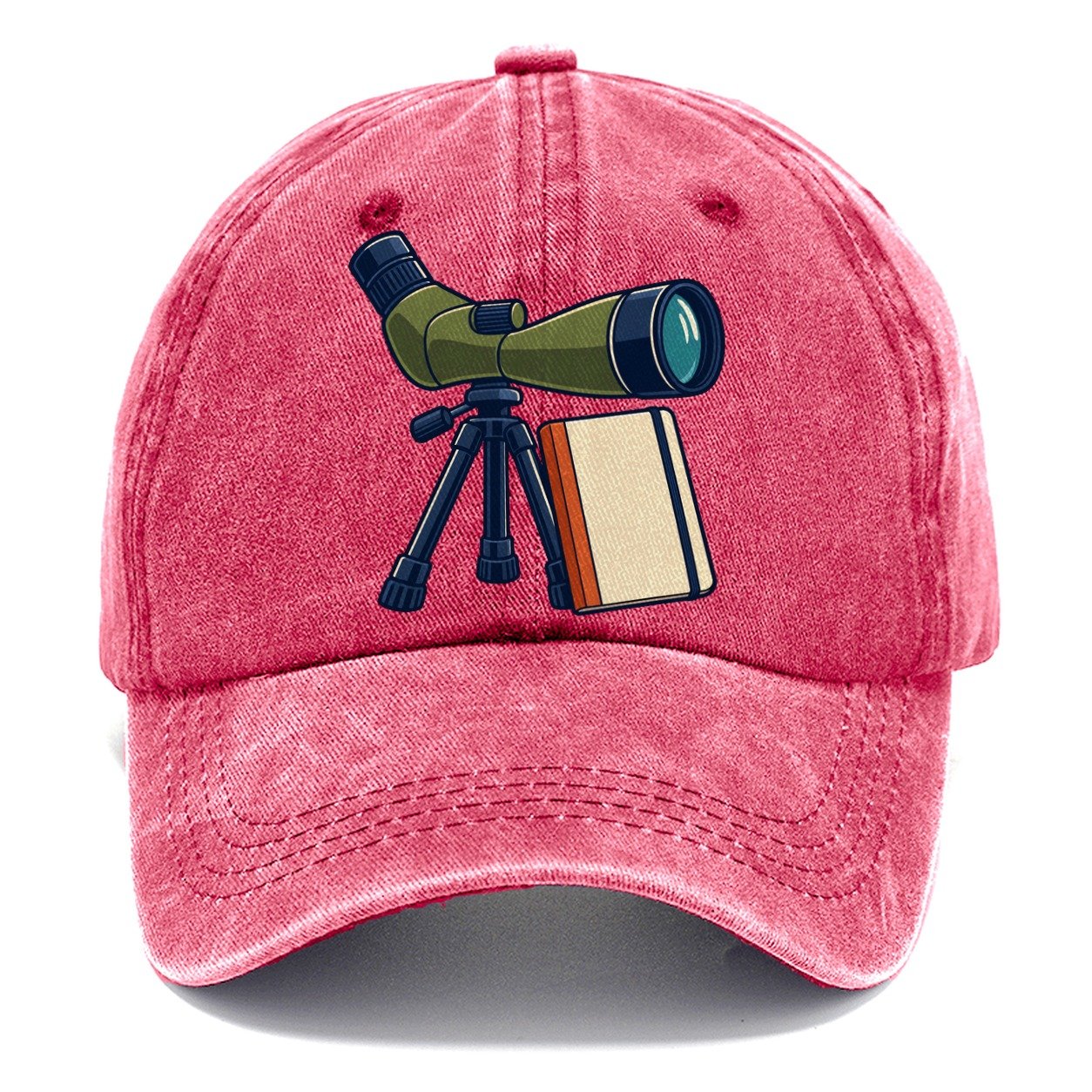 Spotting Scope And Notebook Birdwatching Classic Cap – Pomegranate Blush