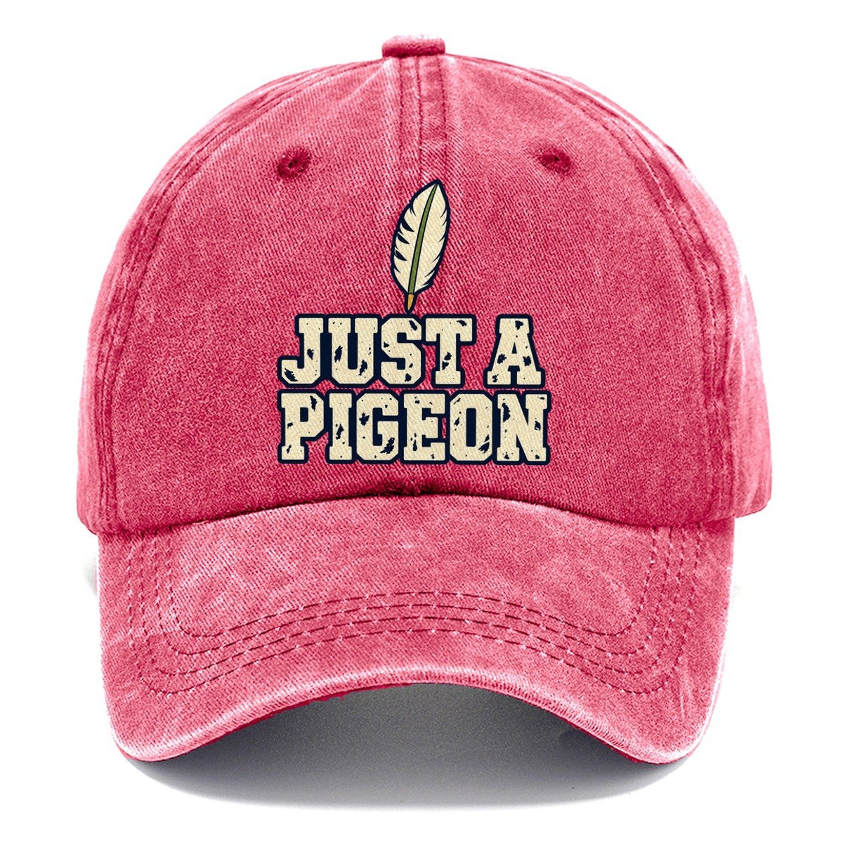 Just A Pigeon Birdwatching Classic Cap – Pomegranate Blush