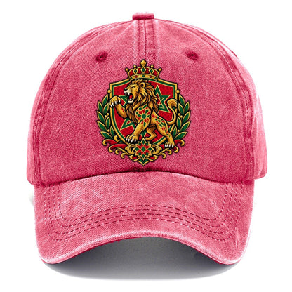 Morocco Heraldic Crest Country Logos Classic Cap – Pomegranate Blush