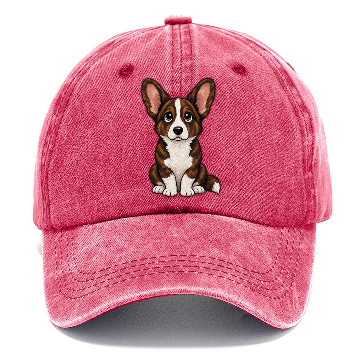 Cardigan Welsh Corgi Sitting Sweetheart Classic Cap – Pomegranate Blush