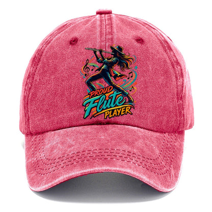 Proud Flute Player Music Instruments Classic Cap – Pomegranate Blush