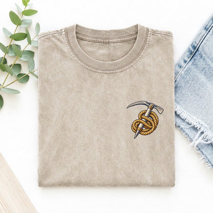 Ice Axe Rope Coil Left Chest Vintage T-shirt – Off White