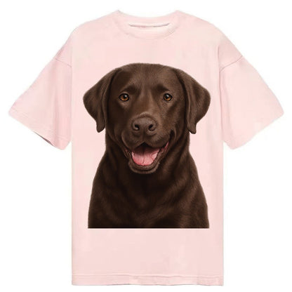 Labrador Friendly Family Classic T-shirt – Pink