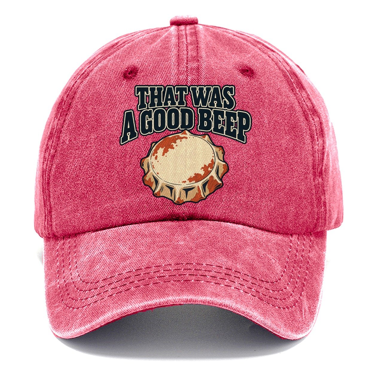 That Was A Good Beep Treasure Hunting Classic Cap – Pomegranate Blush