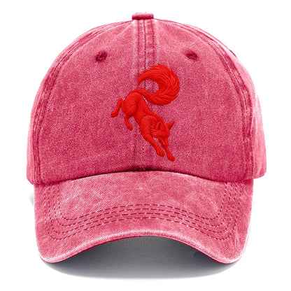 Fox Snow Pounce Micro Motion Mark Classic Cap – Pomegranate Blush