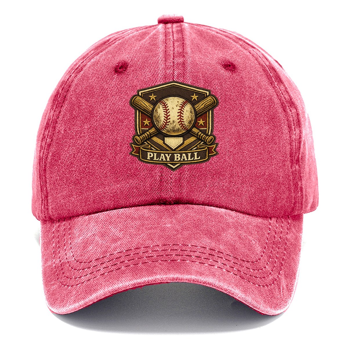 Baseball Player Classic Cap – Pomegranate Blush