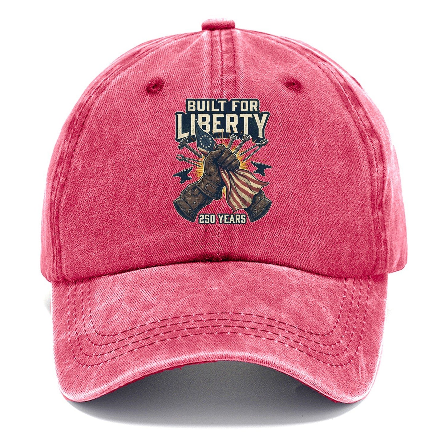 Built For Liberty V2 Classic Cap – Pomegranate Blush