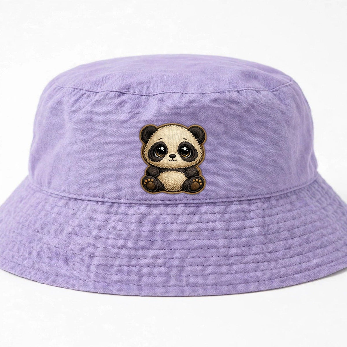 Baby Giant Panda Cub Kids Bucket Hat – Lilac