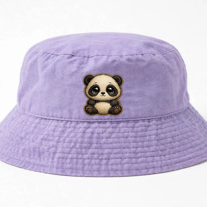 Baby Giant Panda Cub Kids Bucket Hat – Lilac
