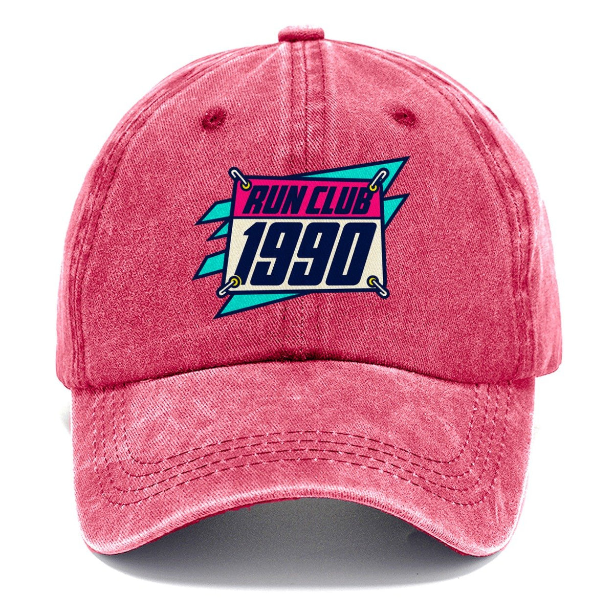 Race Bib 1990 Run Club 90S Running Clubs Classic Cap – Pomegranate Blush