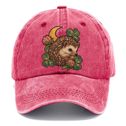 Hedgehog Moon Clover Gentle Wild Classic Cap – Pomegranate Blush