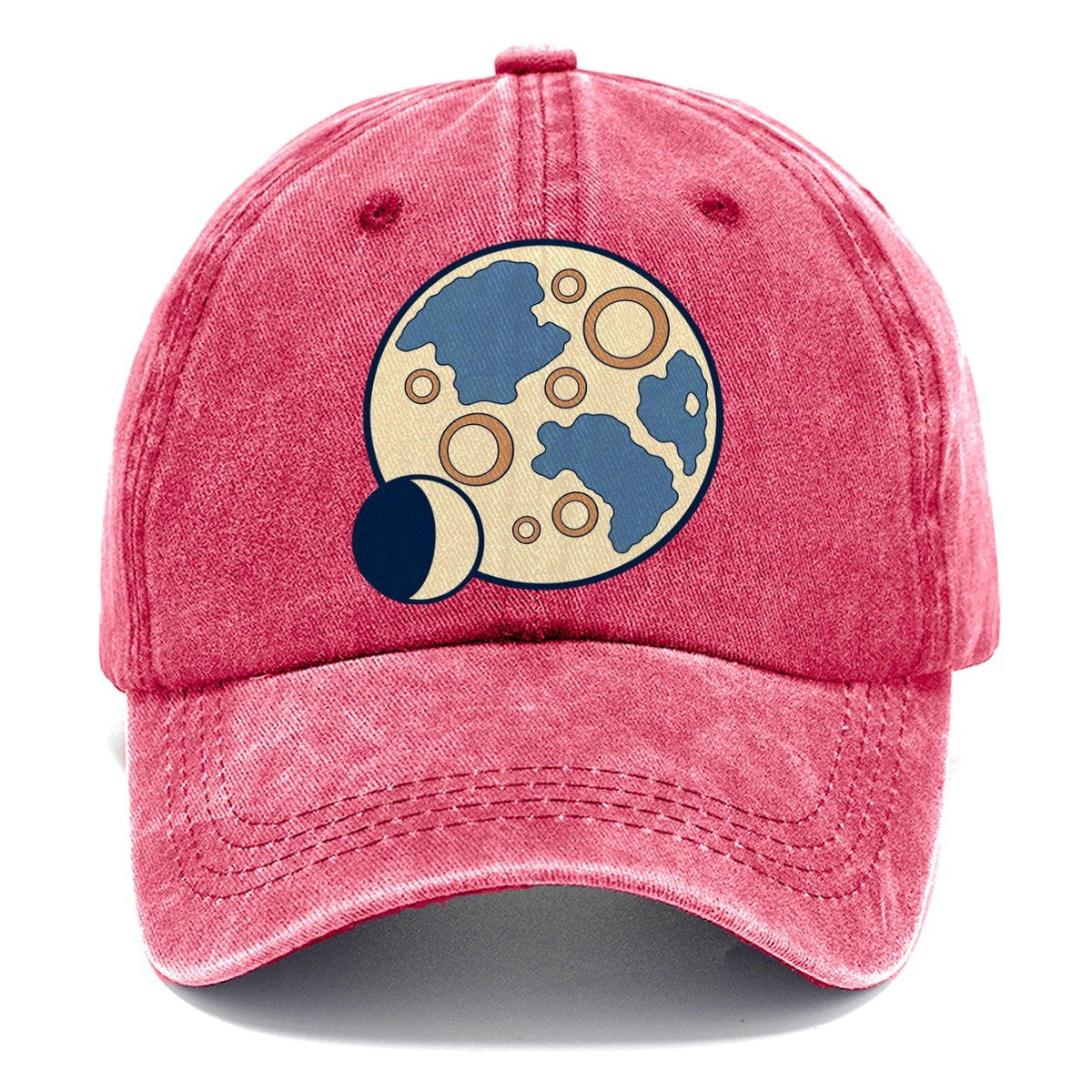 Lunar Surface Study Astronomy And Stargazing Classic Cap – Pomegranate Blush