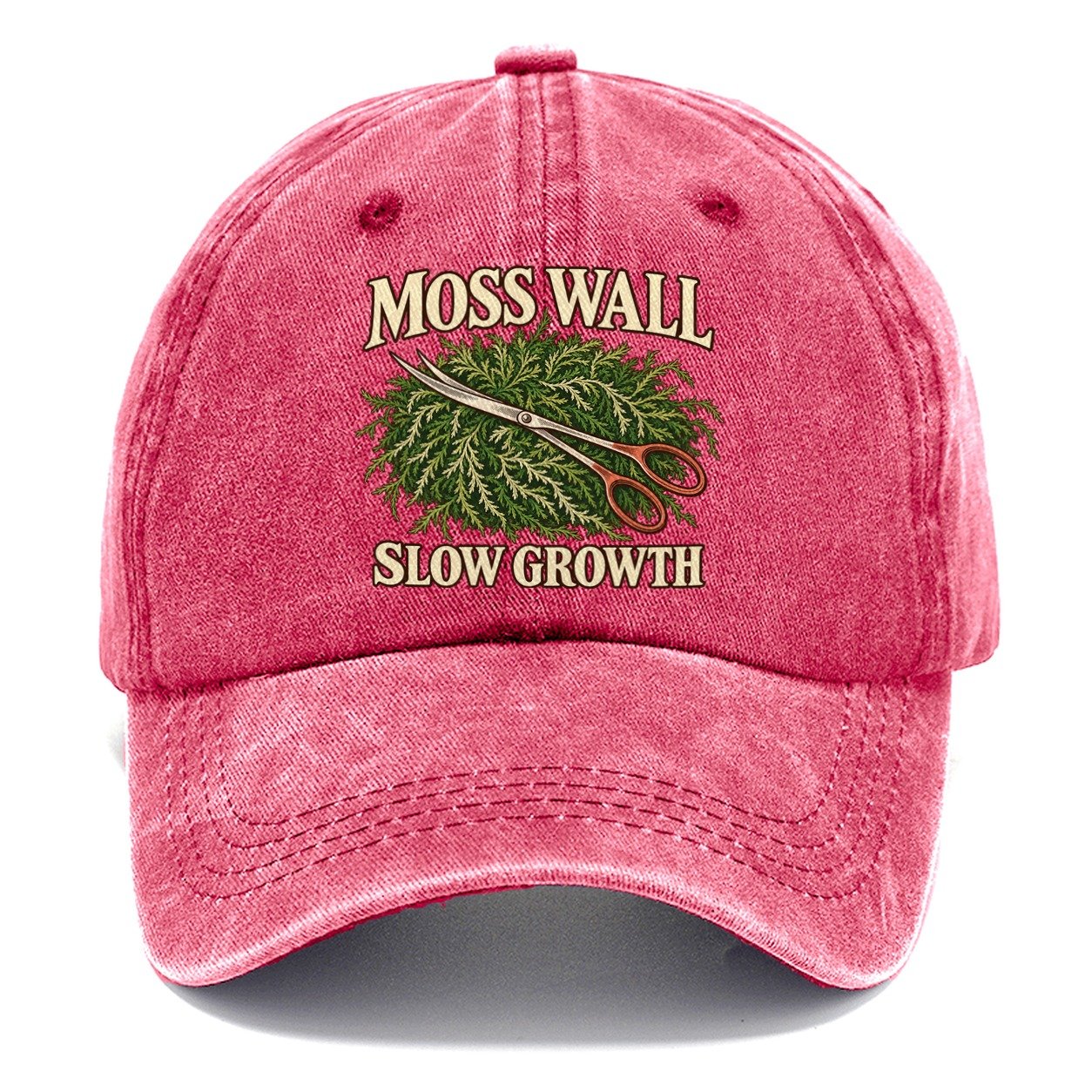 Moss Wall Slow Growth Aquarium Keeping Classic Cap – Pomegranate Blush