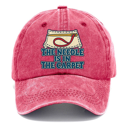 The Needle Is In The Carpet And Needlework Classic Cap – Pomegranate Blush