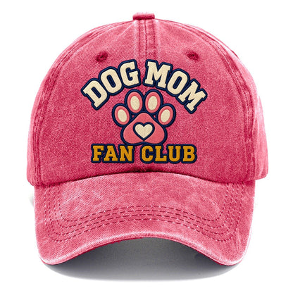 Dog Mom Fan Club Classic Cap – Pomegranate Blush