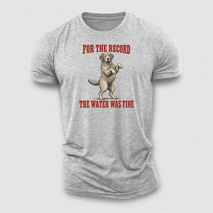 Chesapeake Bay Retriever Dog Declarations Cotton T-Shirt – Sport Grey