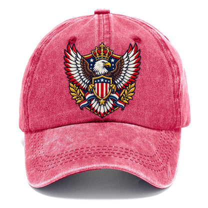 United States Heraldic Crest Country Logos Classic Cap – Pomegranate Blush