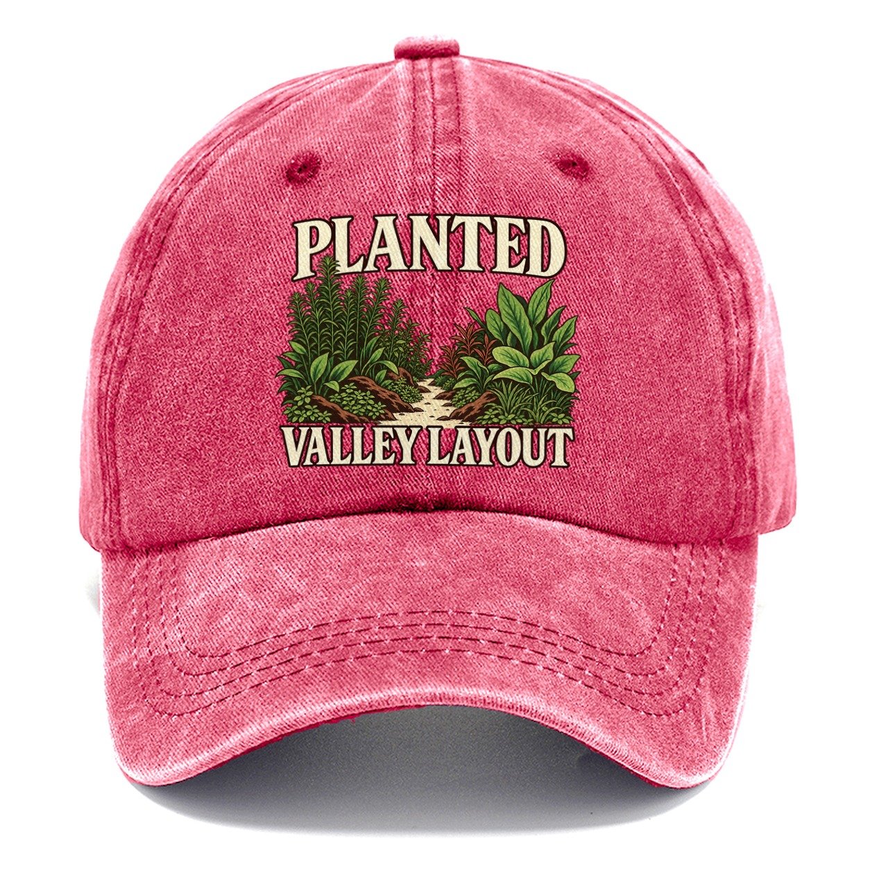 Planted Valley Layout Aquarium Keeping Classic Cap – Pomegranate Blush