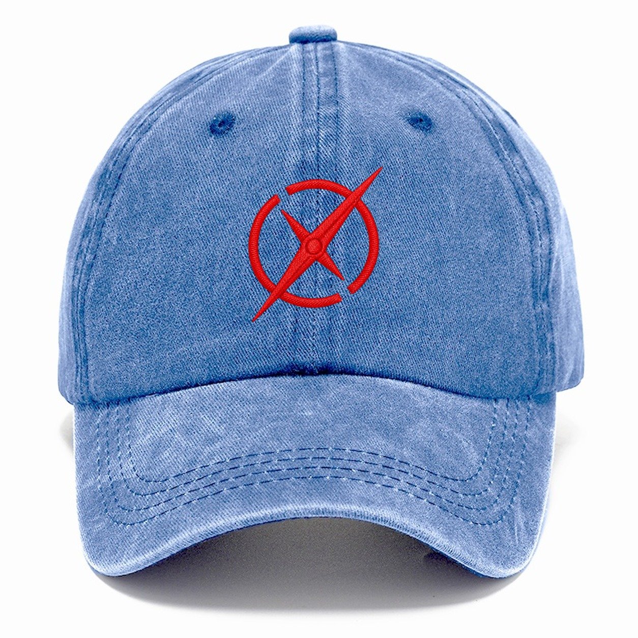Compass Needle Broken Orbit Micro Motion Mark Classic Cap – Summer Sky