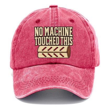 No Machine Touched This Leathercraft Classic Cap – Pomegranate Blush