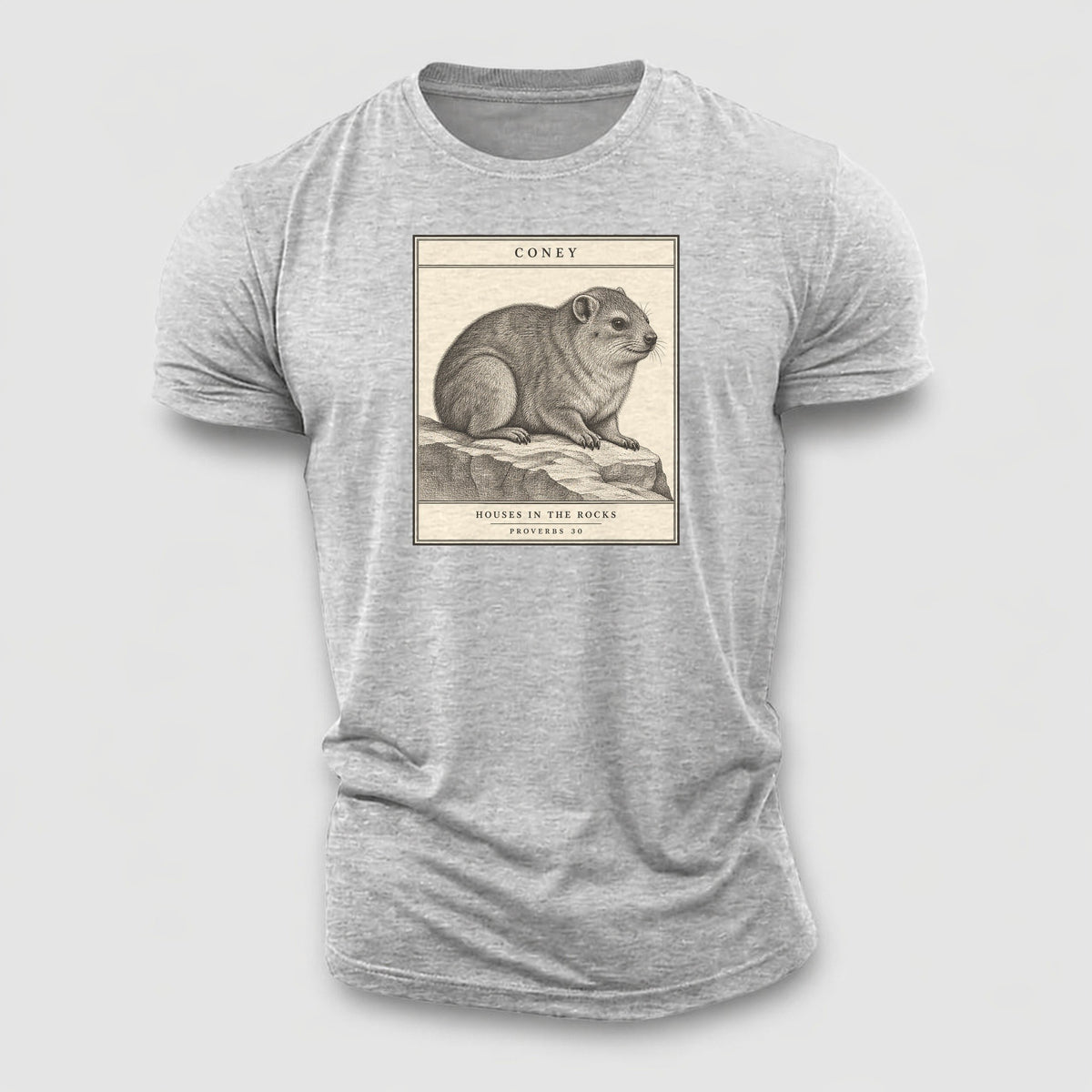 Coney Specimen Plate Creature Canticle Cotton T-Shirt – Sport Grey