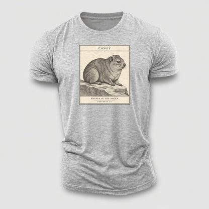 Coney Specimen Plate Creature Canticle Cotton T-Shirt – Sport Grey