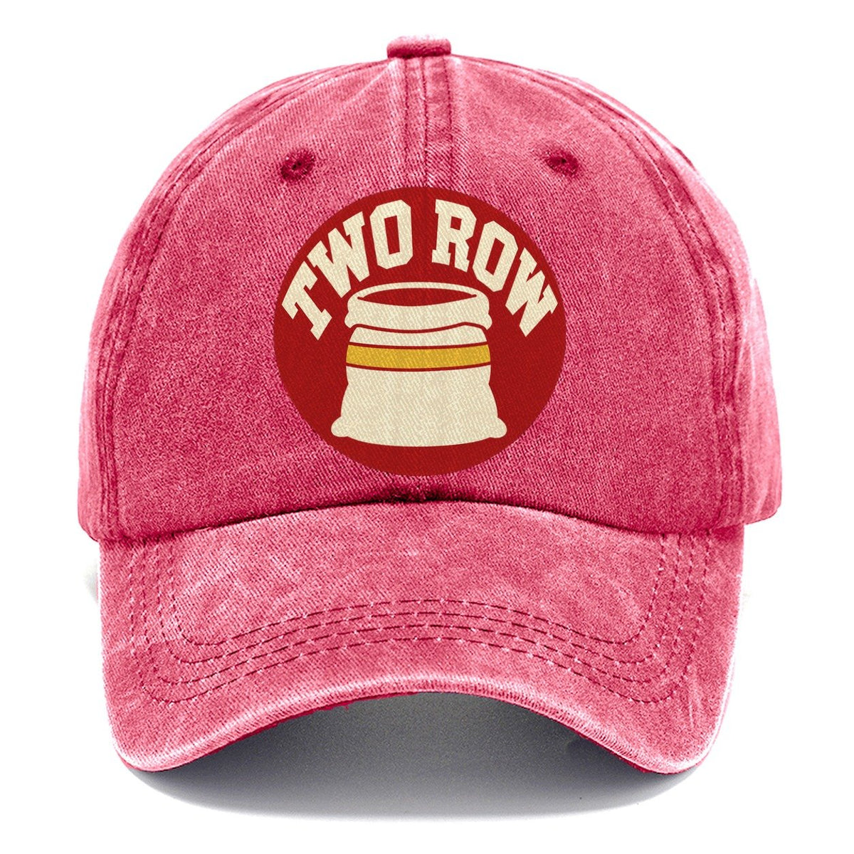 Two Row Grain Sack Classic Cap – Pomegranate Blush