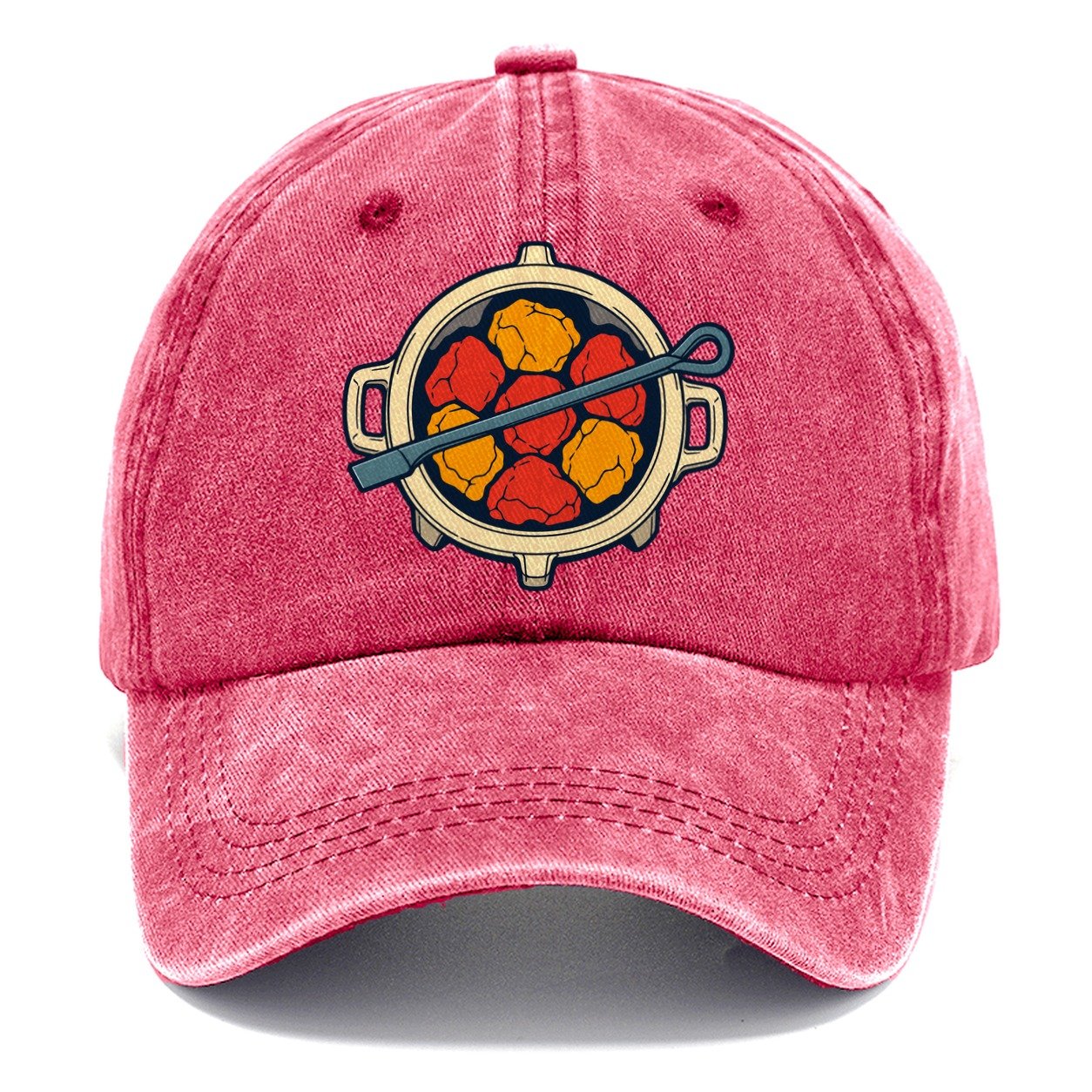 Coal Forge Firepot Blacksmithing Classic Cap – Pomegranate Blush
