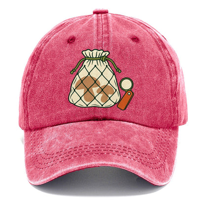 Mesh Bag And Hand Lens Foraging And Mycology Classic Cap – Pomegranate Blush