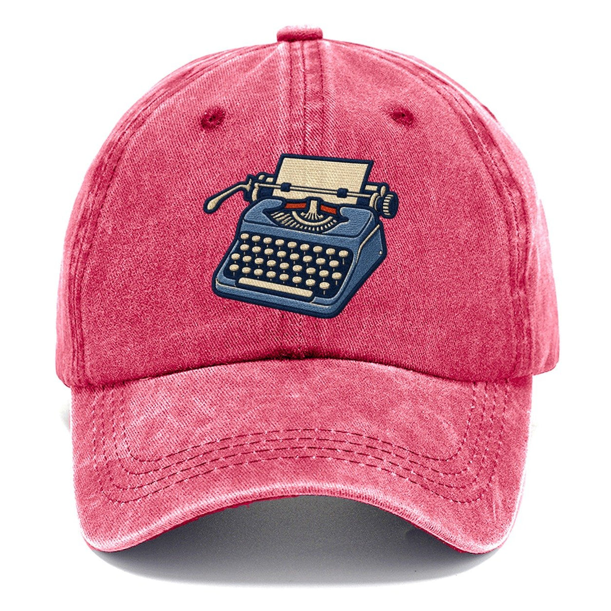 Manual Typewriter Tiny Solo Marks Classic Cap – Pomegranate Blush