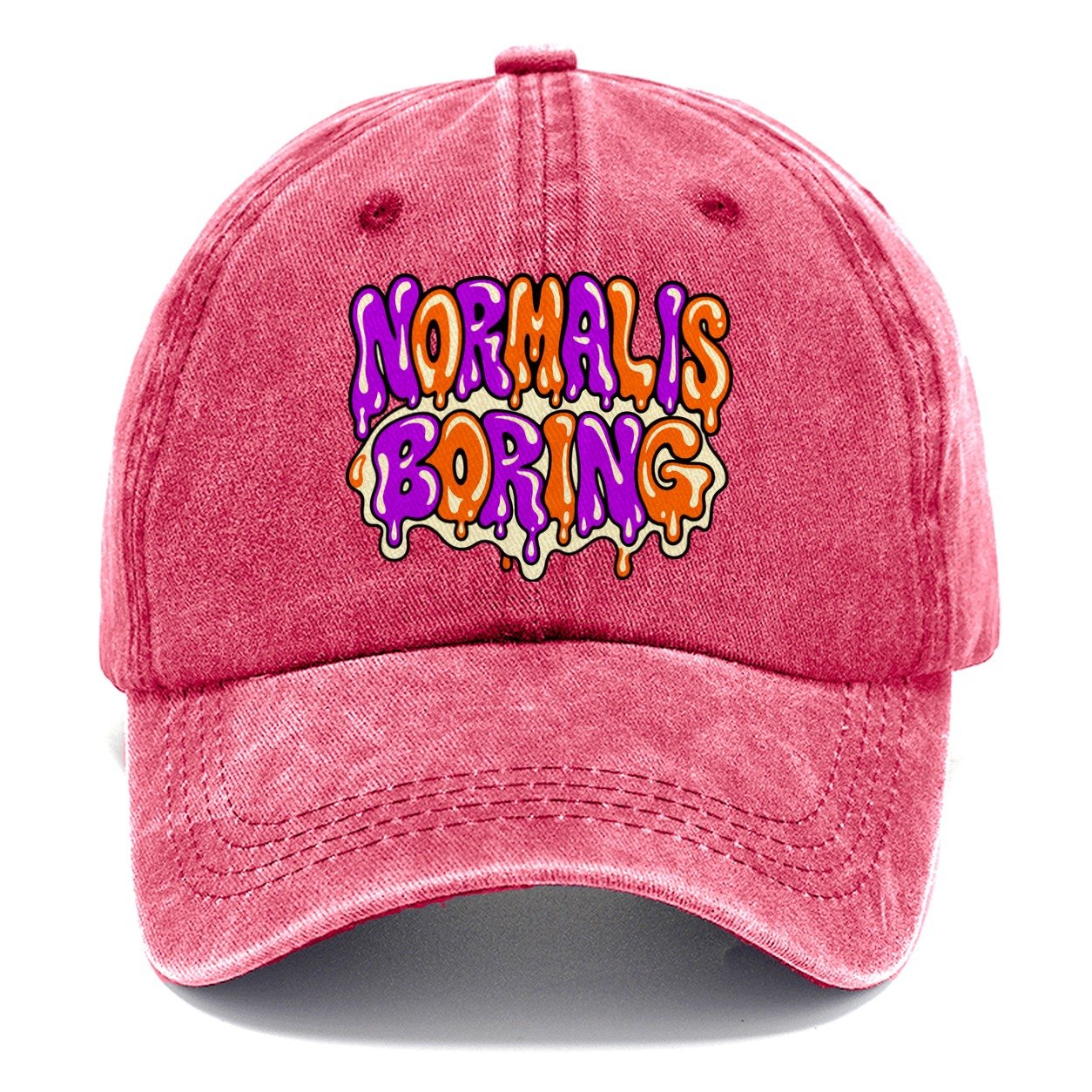 Normal Is Boring Crazy Styles Classic Cap – Pomegranate Blush