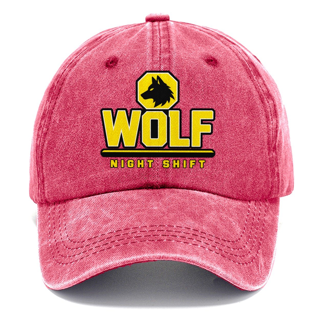Wolf Night Shift Heavy Duty Classic Cap – Pomegranate Blush