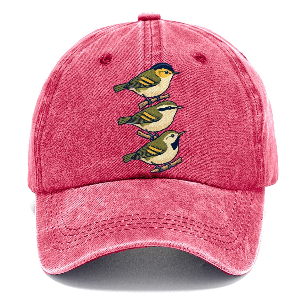 Woodland Warbler Set Birdwatching Classic Cap – Pomegranate Blush