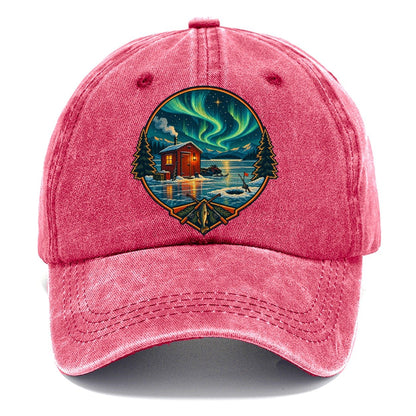 Northern Ice Shack Night Fishing Club Classic Cap – Pomegranate Blush