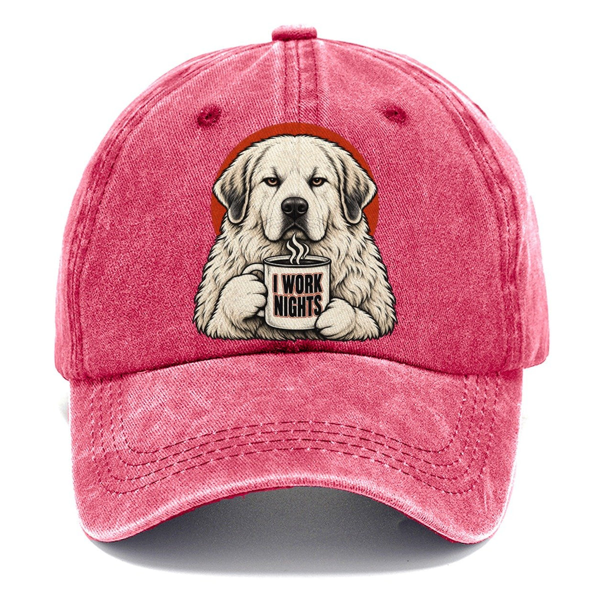 Great Pyrenees Mug Truths Dog Mug Truths Classic Cap – Pomegranate Blush