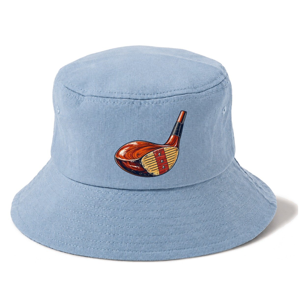 Vintage Club Head Golf Life Bucket Hat – Summer Sky