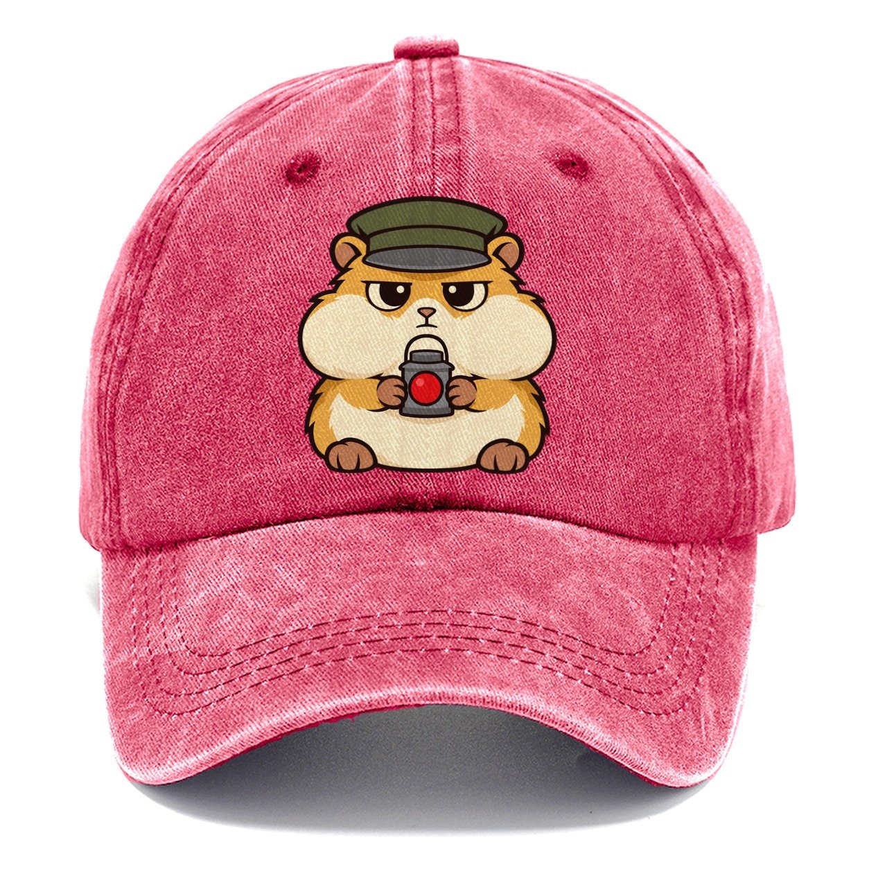 Hamster Station Master Model Railways Classic Cap – Pomegranate Blush
