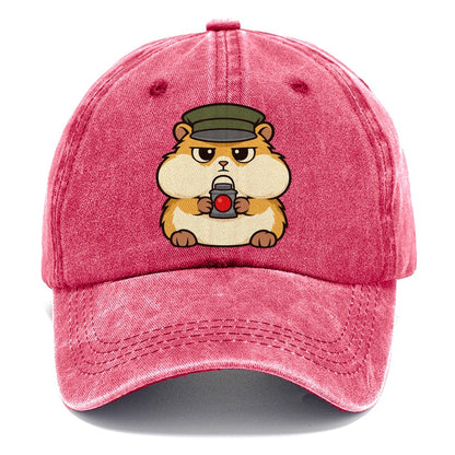 Hamster Station Master Model Railways Classic Cap – Pomegranate Blush
