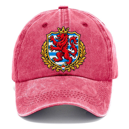 Luxembourg Minimal Emblem Country Logos Classic Cap – Pomegranate Blush
