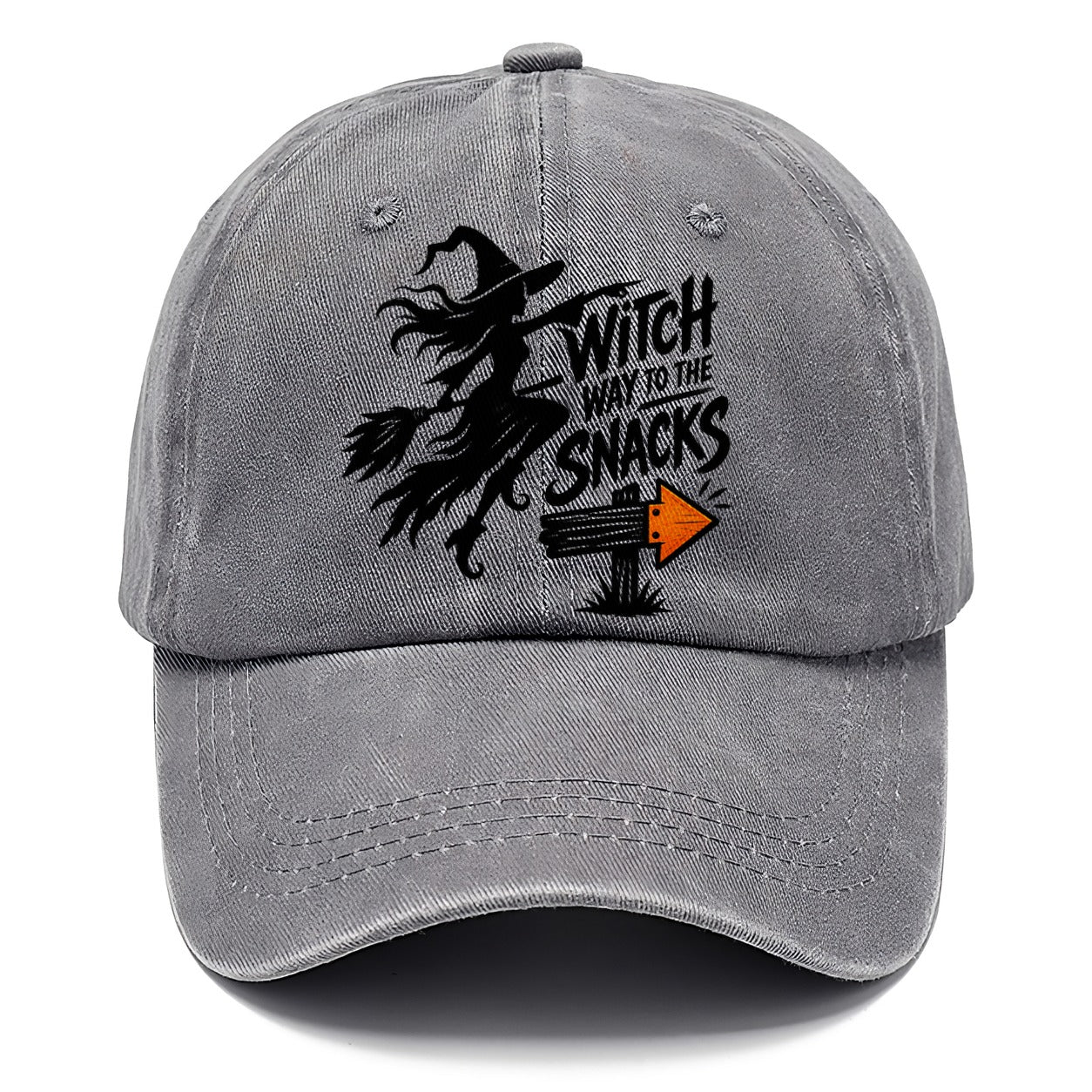 Witch Way To The Snacks Slogan Witch Magic Classic Cap – Urban Haze