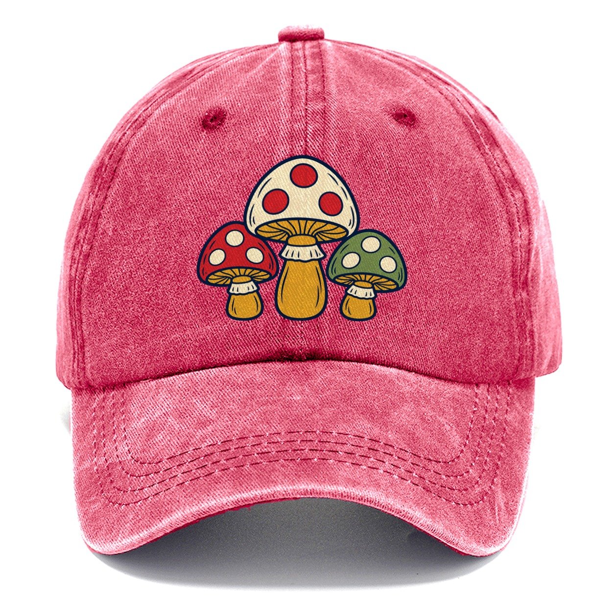 Felted Mushroom Trio Yarn Crafts Classic Cap – Pomegranate Blush