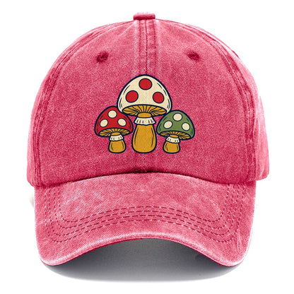 Felted Mushroom Trio Yarn Crafts Classic Cap – Pomegranate Blush