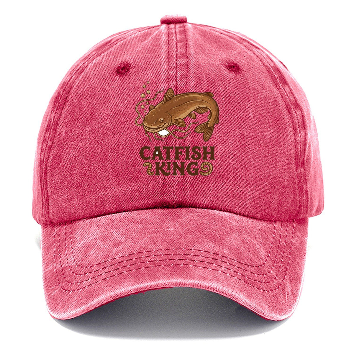 Catfish King Classic Cap – Pomegranate Blush