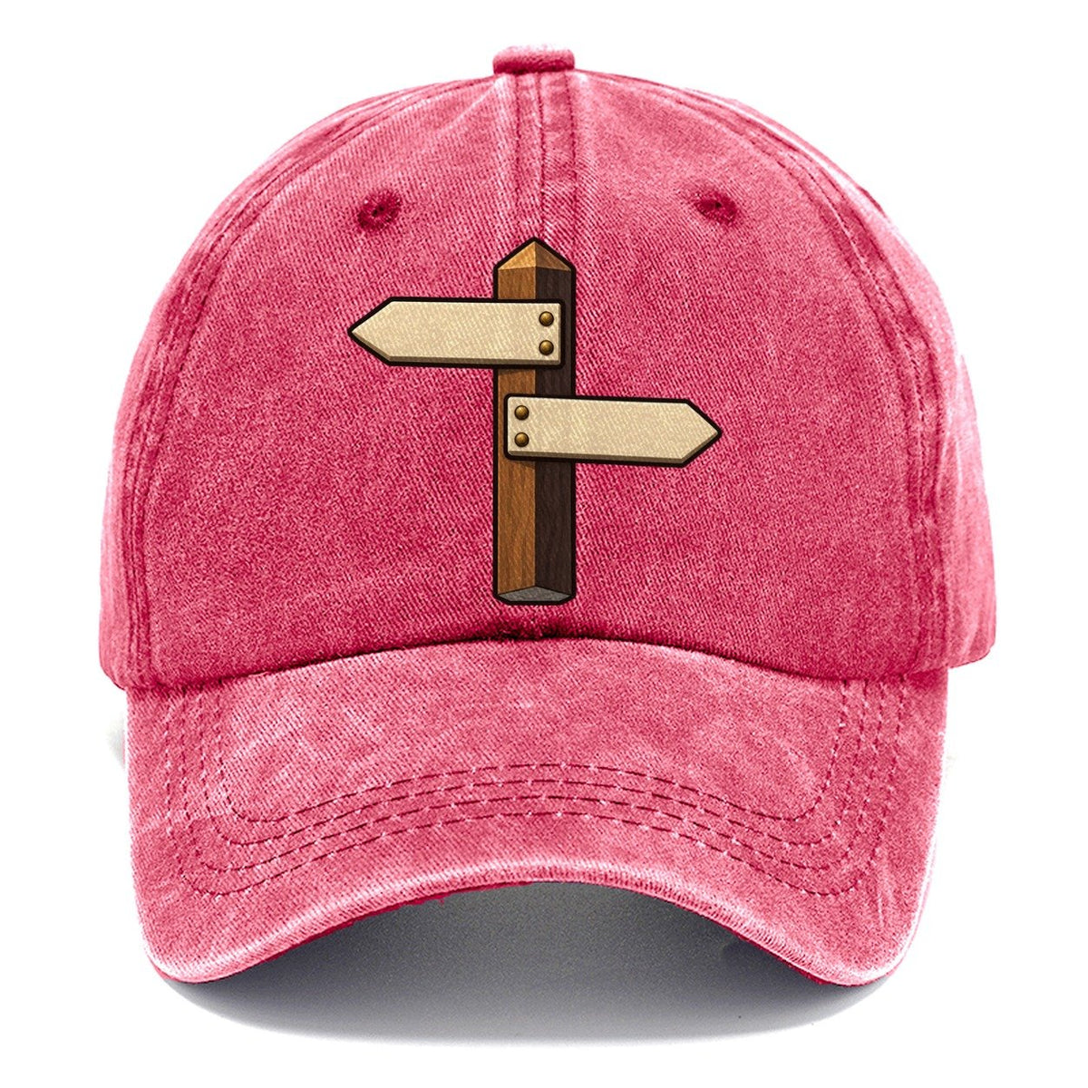 Trail Junction Post Geocaching Classic Cap – Pomegranate Blush