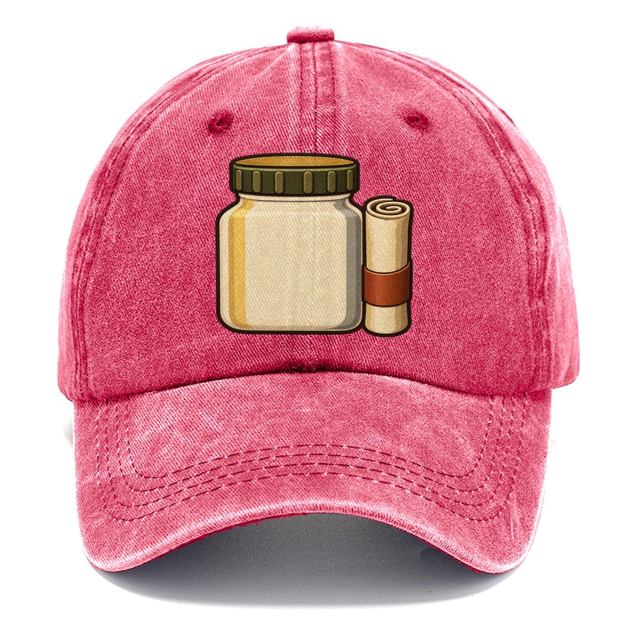 Jar Cache And Log Roll Geocaching Classic Cap – Pomegranate Blush