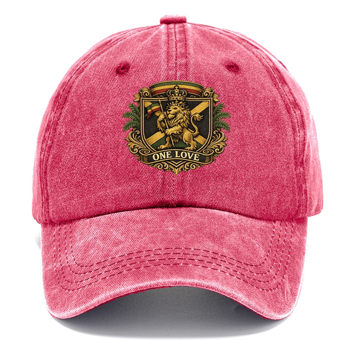 Jamaica Diaspora Classic Cap – Pomegranate Blush